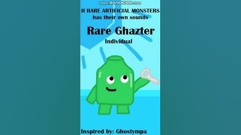 If RARE GLASSTER had their own sounds (Glass Island)