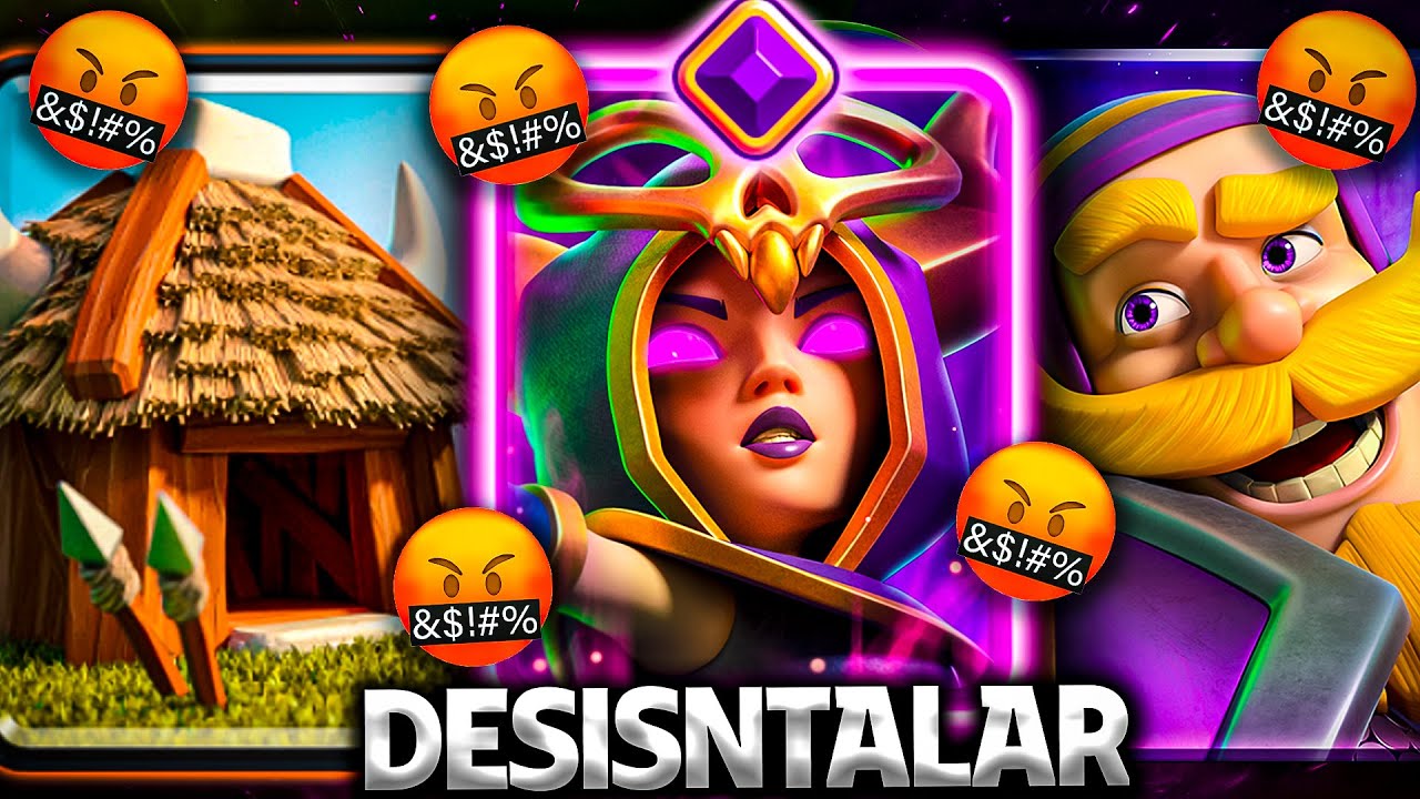 🤬ESTE MAZO LE DESINTALA CLASH ROYALE A TUS RIVALES ‼️
