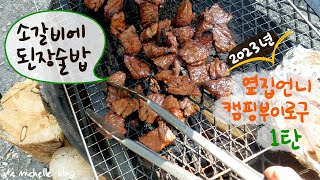 Authentic Korean Camping Food Cooked On CampfireㅣWhat I Cook For My Family While Camping