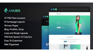 Anubis - Creative PSD Template | Themeforest Website Templates and Themes