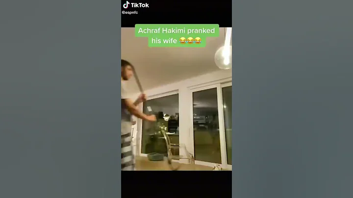 When Achraf Hakimi pranked his wife  | #shorts