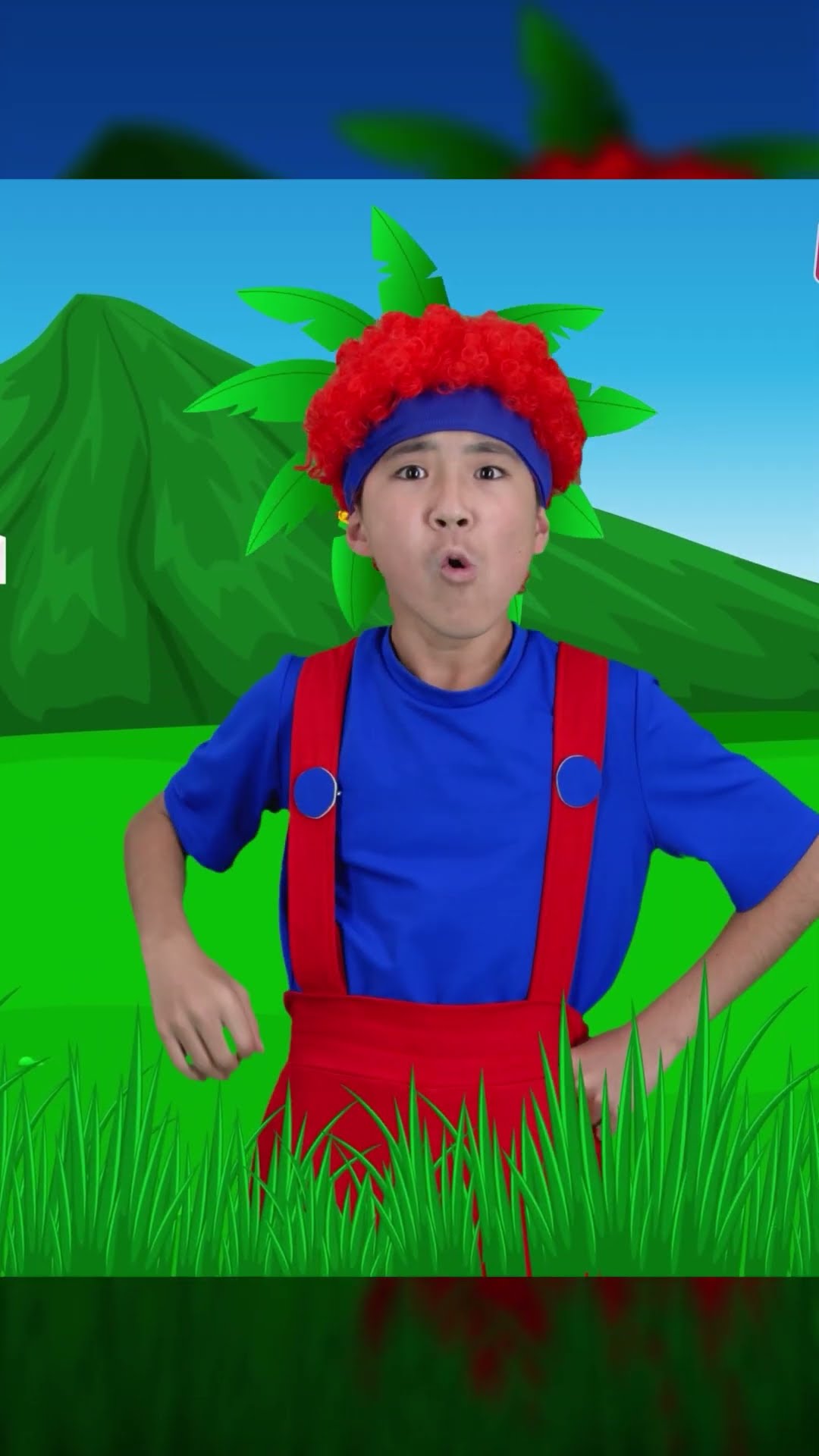 Mini Boom-Boom y el alegre vendedor de frutas y verduras | D Billions Canciones Infantiles #shorts