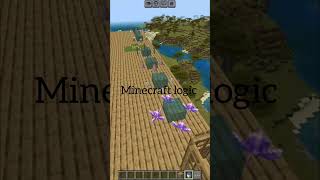 minecraft logic #mainlygamer #minecraft#shortsvira#memes#minecraftmemes #viral #minecraftlogic#funny