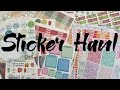 Planner Sticker Haul