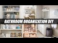 DIY Bathroom Organization