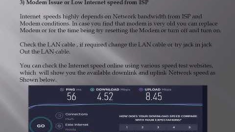 Internet Connectivity Issues