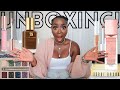 VLOG: UNBOXING NEW HIGH END MAKEUP THAT I'VE NEVER TRIED | Mena Adubea