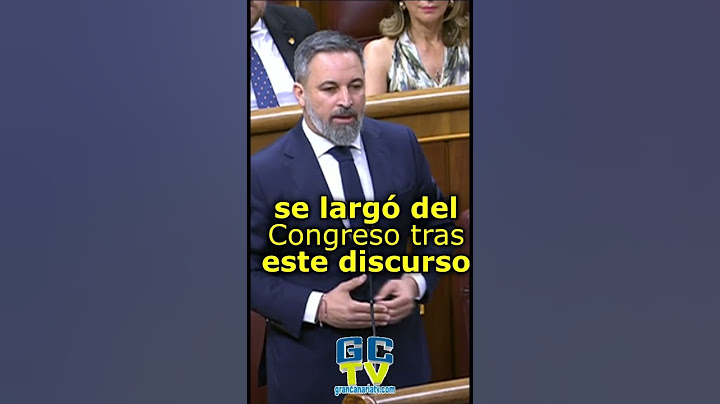 🟡Abascal se largó del Congreso tras este discurso contra Sánchez