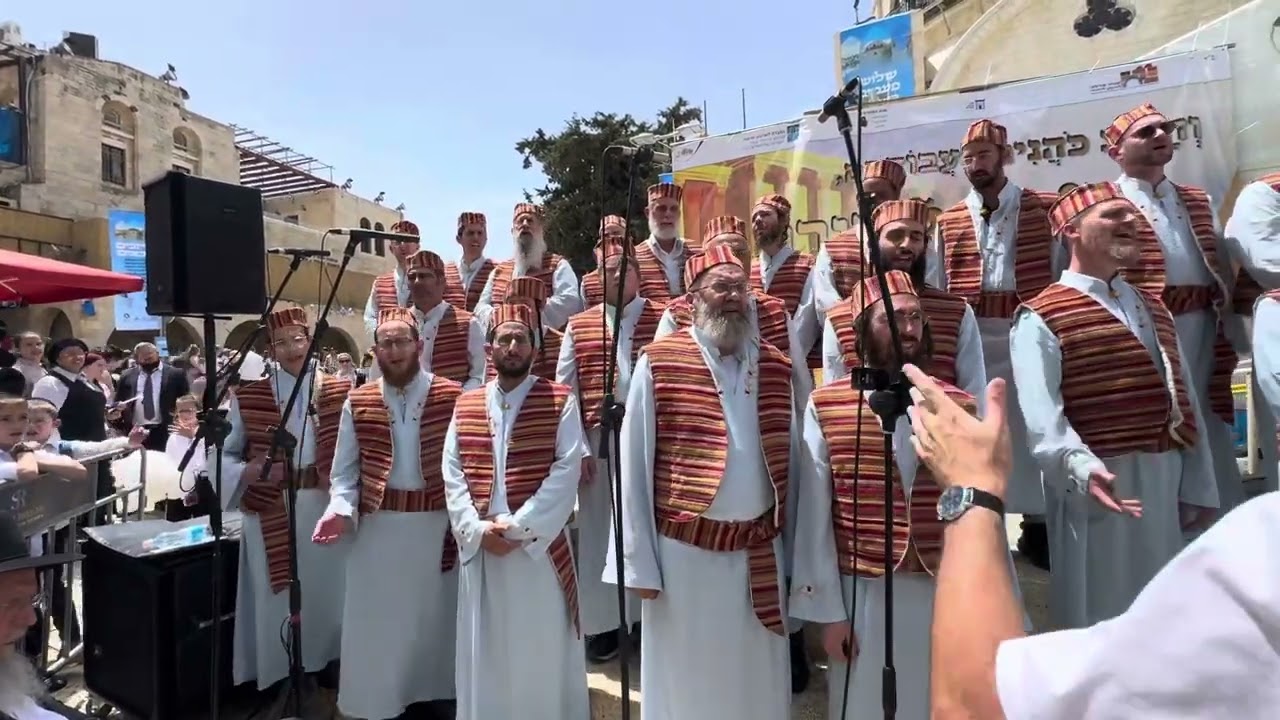 Levites Practice their Temple Singing in Jerusalem on Passover