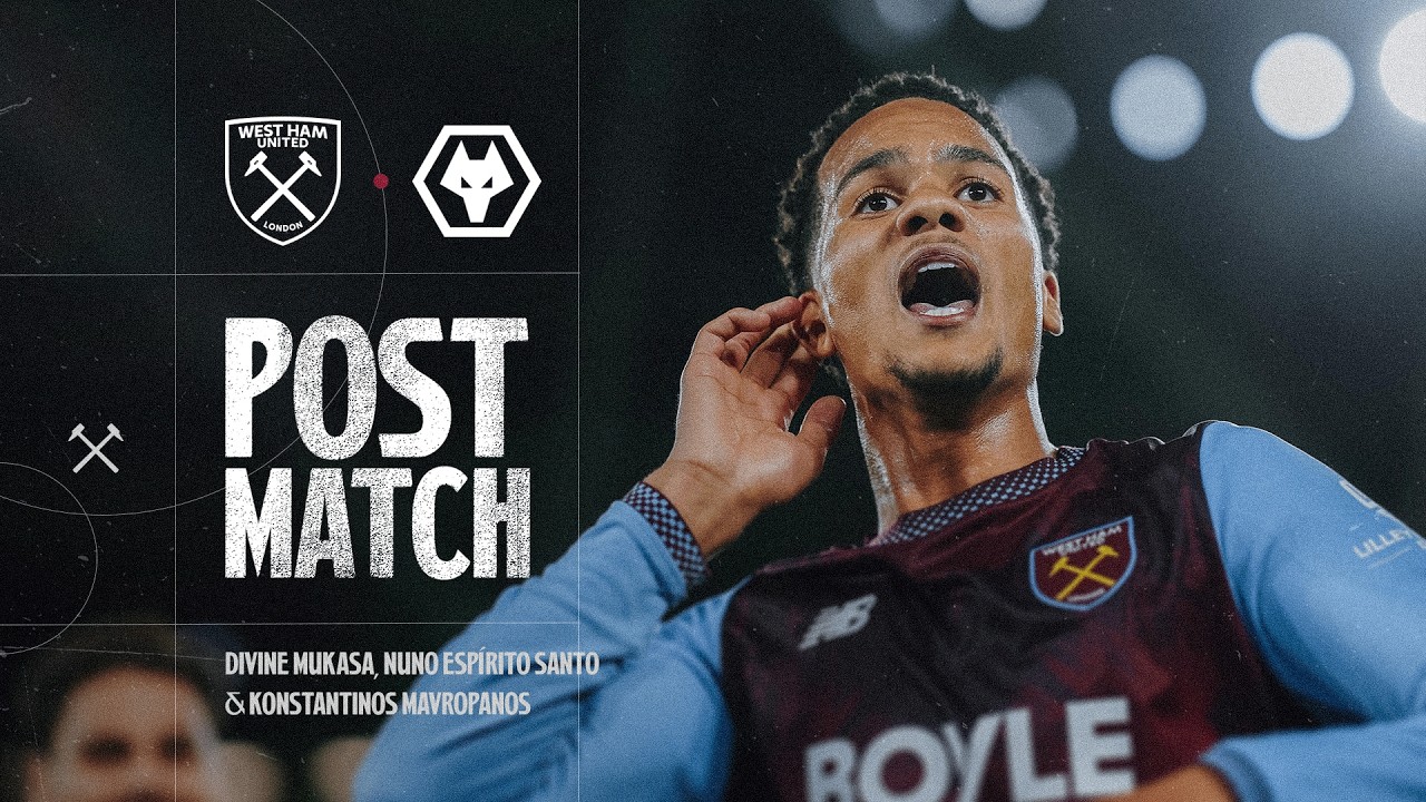Mukasa, Nuno & Mavropanos | Post-Match Reactions | West Ham 4-2 Wolves