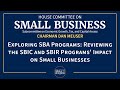 Exploring sba programs reviewing the sbic and sbir programs impact on small businesses