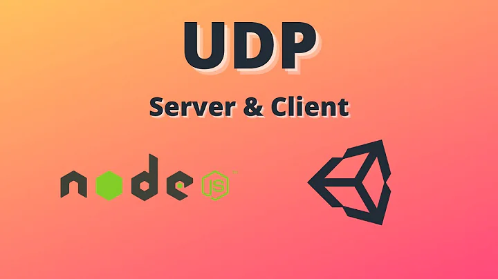 UDP Unity & NodeJS (Server and Client)