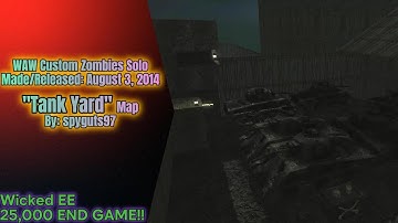 WAW Custom Zombies Solo▐ "Tank Yard" Map Completed