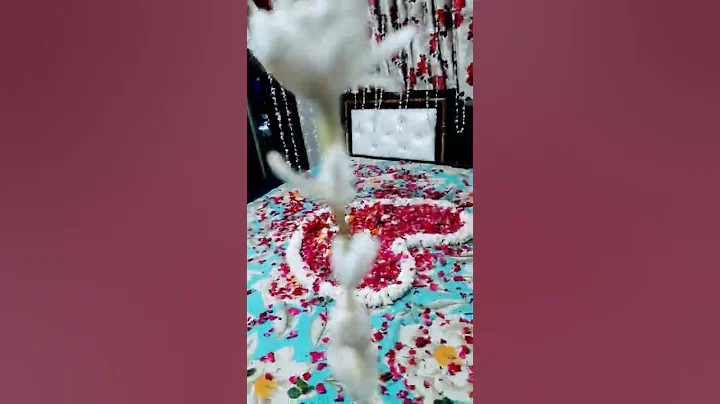 1st Night Flowers Bed 💐🌹🌺 👌🏻