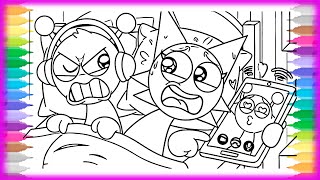 Incredibox Sprunki - Oren And Wenda Sad Love Story Coloring How To Color Incredibox Sprunki?