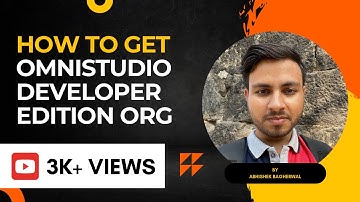 How to get Omnistudio Developer Edition Org