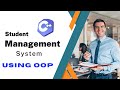 Student Management System |  Student Management System Project in C++ in OOP | Delete Student  P4