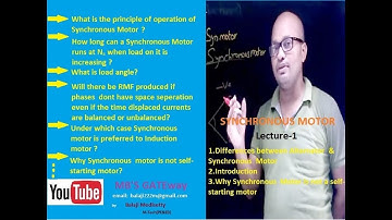 Synchronous Motor - Lecture 1
