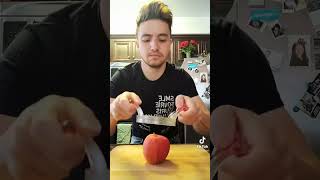 Khaby Lame Finally Shows The Hard Way To Cut An Apple