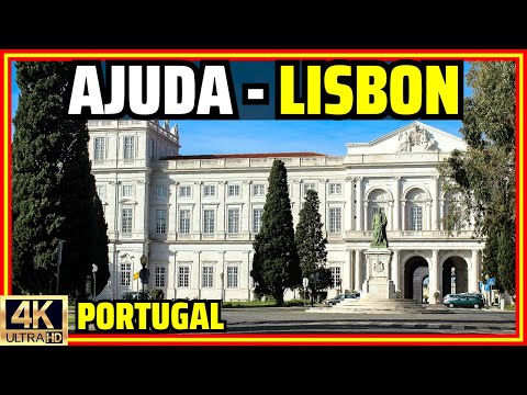 Ajuda and its Palace: an Unexplored and Unusual Area of Lisbon, Portugal! [4K]