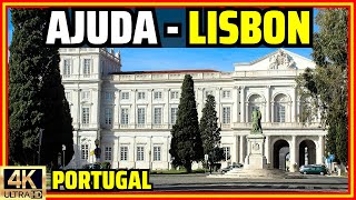 Ajuda and its Palace: an Unexplored and Unusual Area of Lisbon, Portugal! [4K]