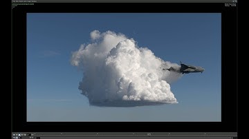 Houdini aircraft flying through dynamic clouds 20.5 production, XPU rendering