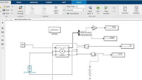 DC Separately Excited Generator and Shunt Generator implementation using MATLAB/Simulink | EM-Lab 08