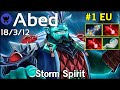 Abed [Fnatic] plays Storm Spirit!!! Dota 2 7.21