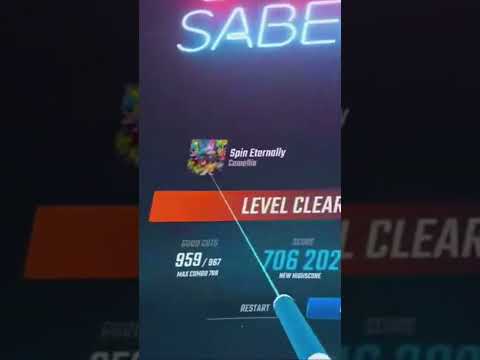 New High score Beat saber Spin Eternally