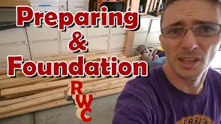 Foundation for a Home Climbing Wall  -  Freestanding Home Climbing Wall Build Episode 3