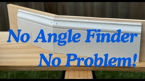 Mitering Angles without an Angle Finder....99.9% of People Need to Learn This