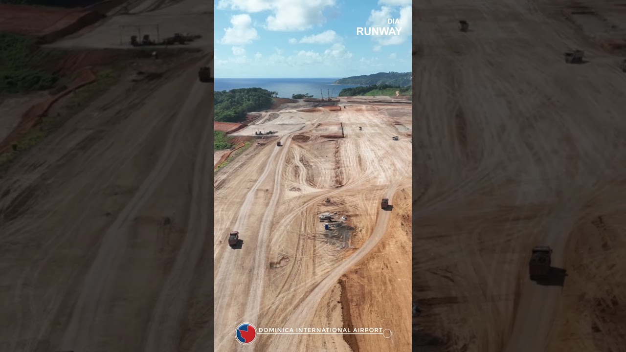 Dominica International Airport - Runway as of August 2025 