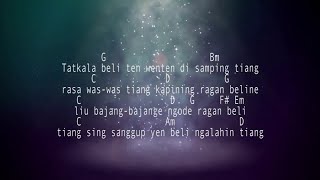 Ulian Tiang Sayang Putri Bulan Chord & Lirik(Nada dasar G)