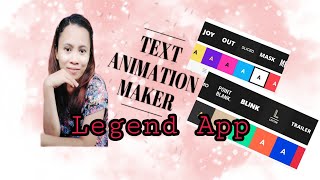 Legend- Make Text Animations Using Android Phone For Free screenshot 2