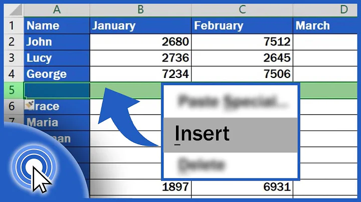 How to Insert Row in Excel