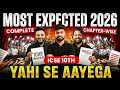 🔥 ICSE 10 Maths 2026: 100% Important Questions from Every Chapter