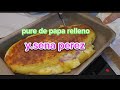 Como hacer un pure de papa relleno