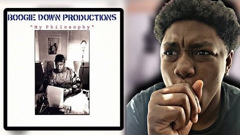 Boogie Down Productions - My Philosophy (Official Video) REACTION