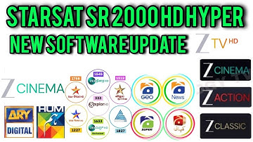 STAR SAT SR  2000hd HYPER new software New Apps update server CC cam mg  Android option