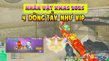 ► Nhân Vật Xmas2025 - 4 Dòng tẩy như VIP