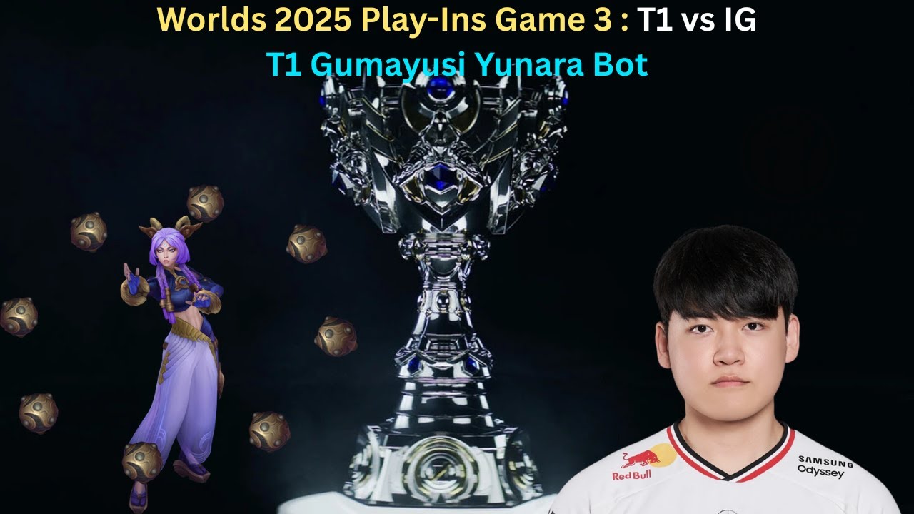 Worlds 2025 Play-Ins: T1 vs IG Game 3 (T1 Gumayusi Yunara POV)