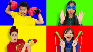 Color Challenge Game Show: Can They Win Their Favorite Color Zone?