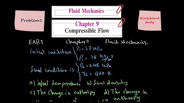 Fluid Mechanics Solution, Frank M. White, Chapter 9, Compressible flow, EXP1