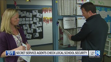 Former Secret Service agents check local school security
