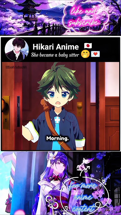 She becomes a babysitter 🤭💖