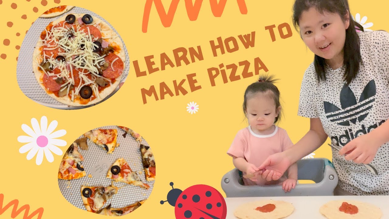 Baby LearningHow to make pizzaBaby eat pizzaBLW feedingBaby led