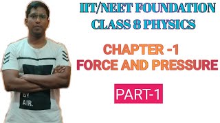 FORCE AND PRESSURE- IIT/NEET FOUNDATION CLASS 8