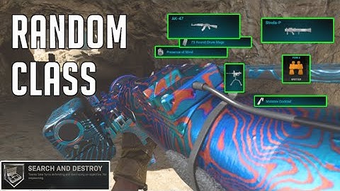 I used a RANDOM class in Search and Destroy and it was...interesting.