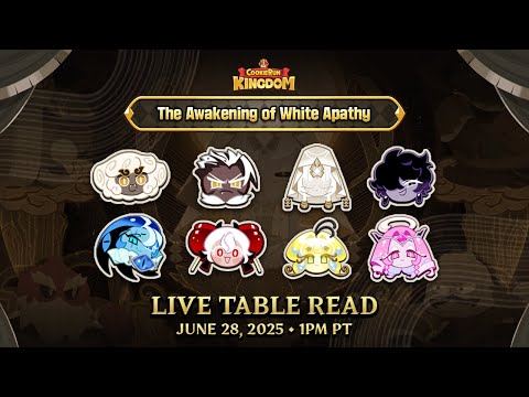 🔴 Live Table Read: Realm Of Apathy | Cookierun: Kingdom 🏰