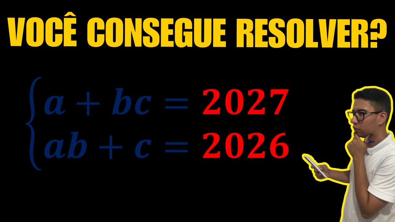 Parece Impossível: Resolva esse Sistema de Equações em segundos!